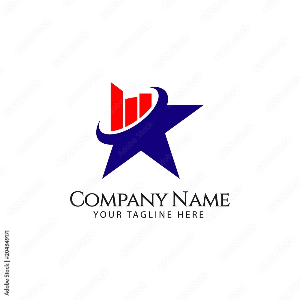 Star Company Logo Vector Template Design Illustration Star Company Logo Vector Template Design Illustration