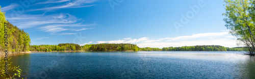 beautiful sunny lake