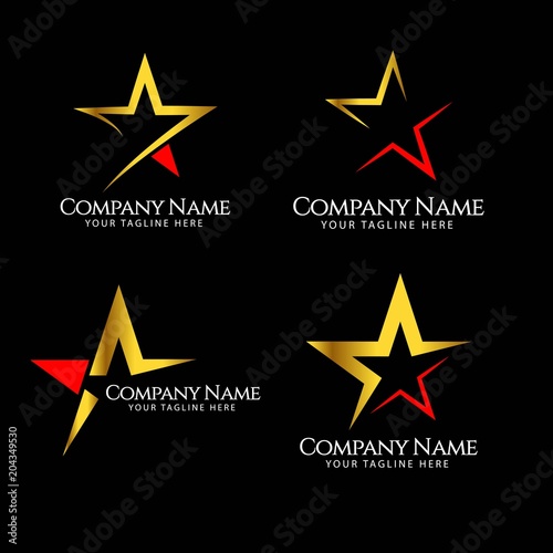 Star Company Logo Vector Template Design Illustration