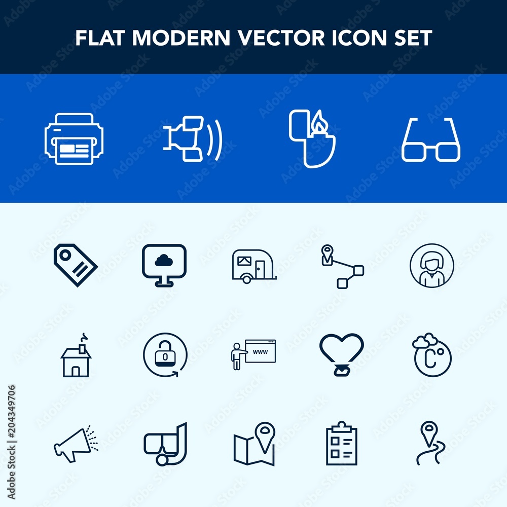 Modern, simple vector icon set with web, open, map, building, point, fire, sale, go, young, unlock, tag, house, cell, eyeglasses, transport, lock, girl, transportation, home, vehicle, mobile icons Modern, simple vector icon set with web, open, map, building, point, fire, sale, go, young, unlock, tag, house, cell, eyeglasses, transport, lock, girl, transportation, home, vehicle, mobile icons