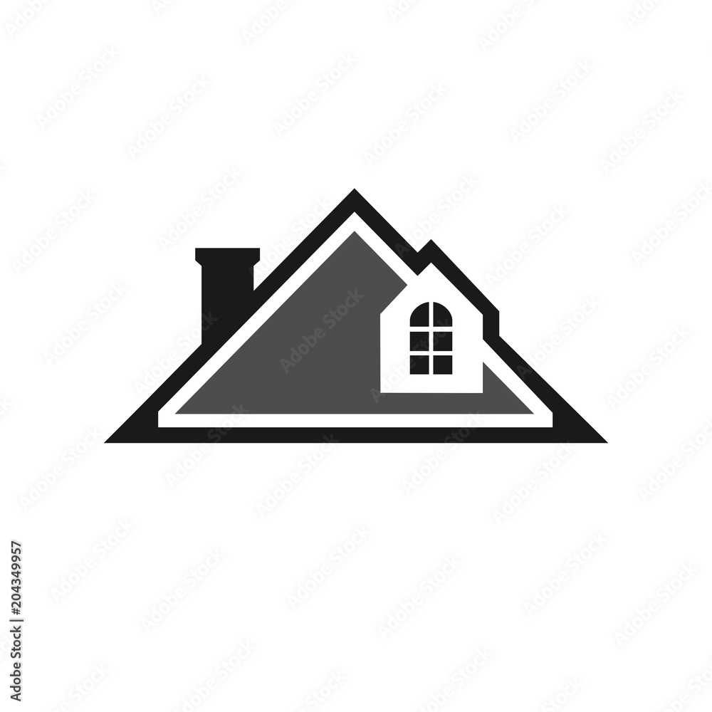 home logo. roof icon. building symbol. vector eps 08. home logo. roof icon. building symbol. vector eps 08.