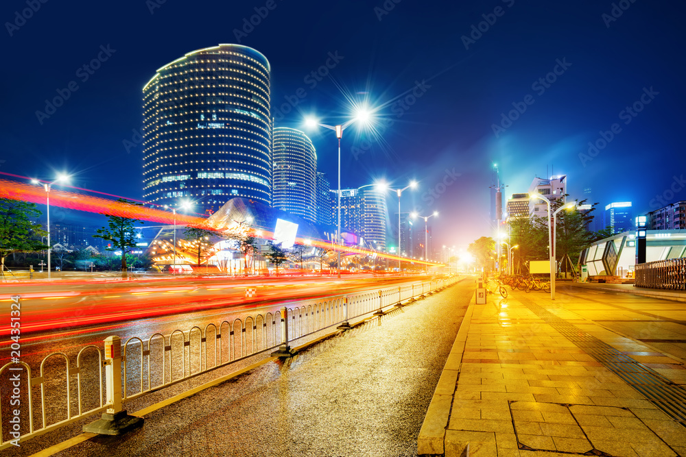 Fototapeta premium City night scene