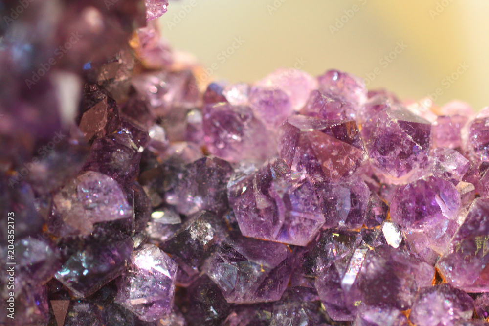 amethyst natural mineral texture