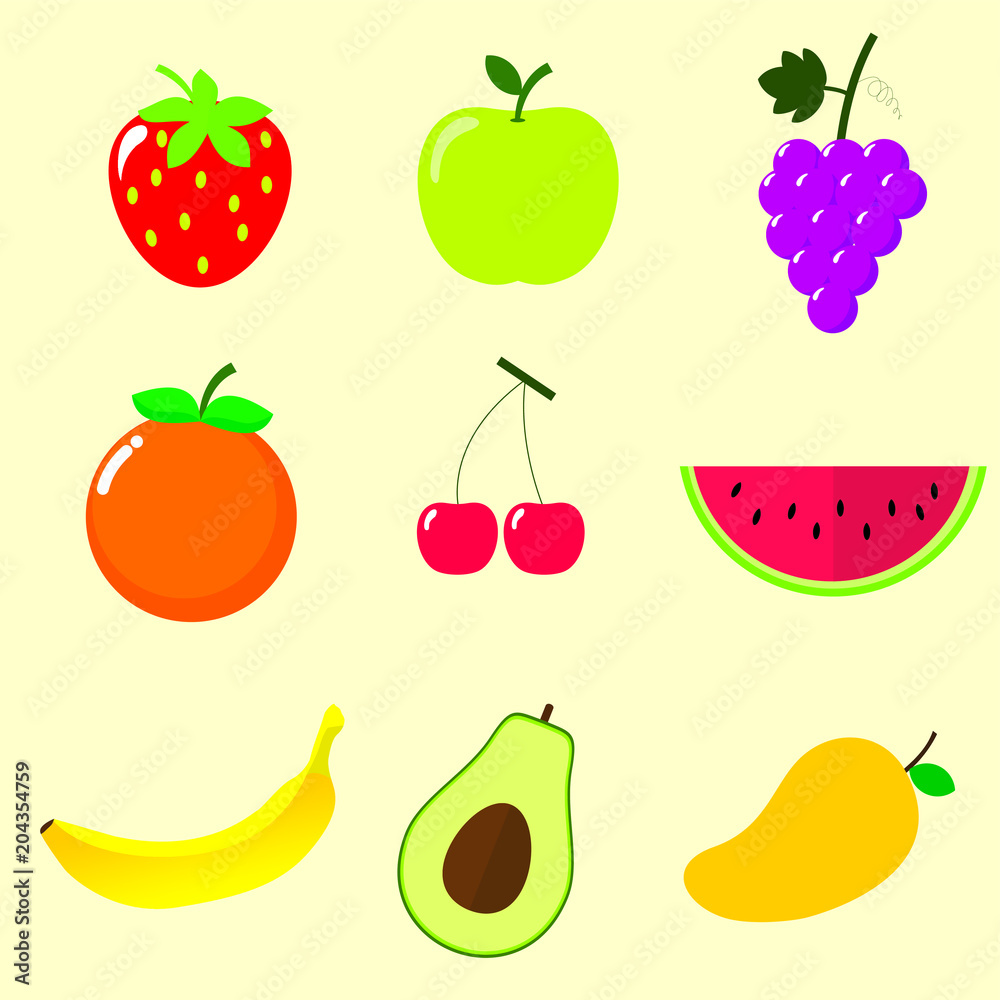 Fruit Vector Fruit Vector