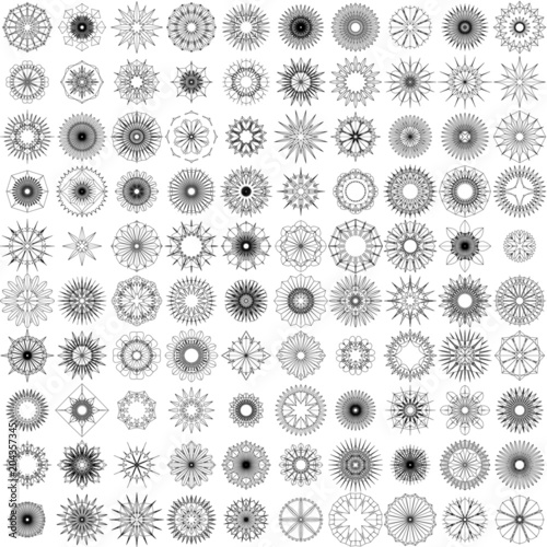 100 Mandalas zum Ausmahlen