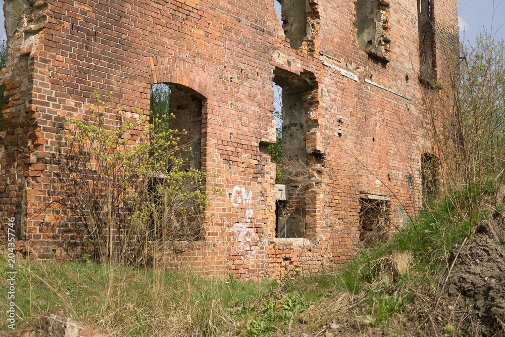 ruins of an old factory ruins of an old factory