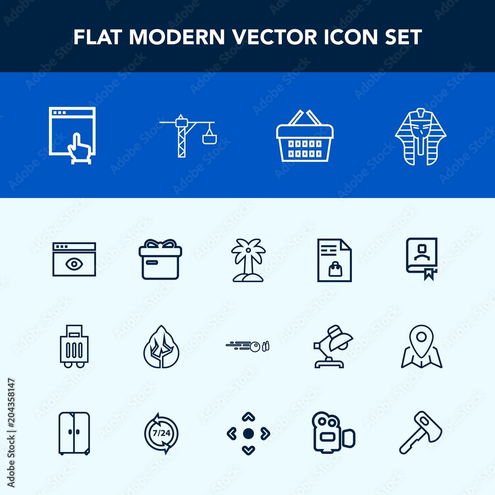 Modern, simple vector icon set with computer, ribbon, notebook, travel, landscape, tree, address, environment, office, window, culture, holiday, website, contact, egypt, tropical, book, store icons Modern, simple vector icon set with computer, ribbon, notebook, travel, landscape, tree, address, environment, office, window, culture, holiday, website, contact, egypt, tropical, book, store icons