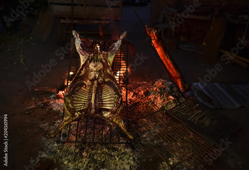 Lamb grilled on the spit © foto4440