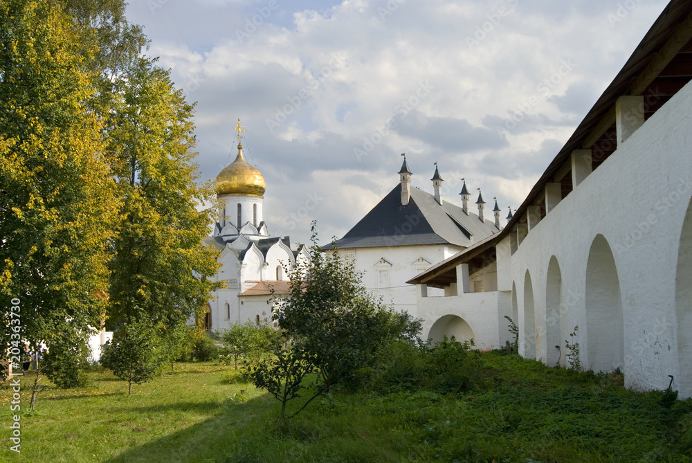 Yard of Savvino-Storozhevsky Monastery, Russia