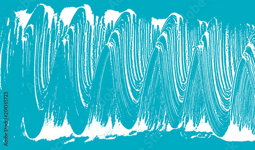 Natural soap texture. Adorable green blue foam trace background. Artistic breathtaking soap suds. Cleanliness, cleanness, purity concept. Vector illustration.