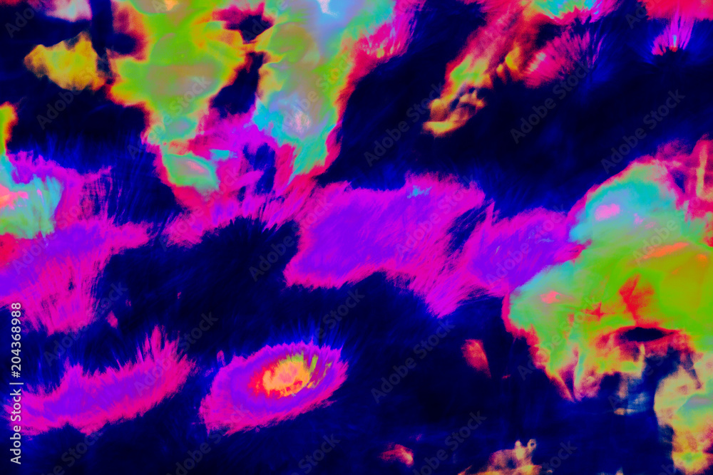 Abstract psychedelic picture in black, red, magenta, green etc.. Can be used separately or to create gif animations, videos etc.