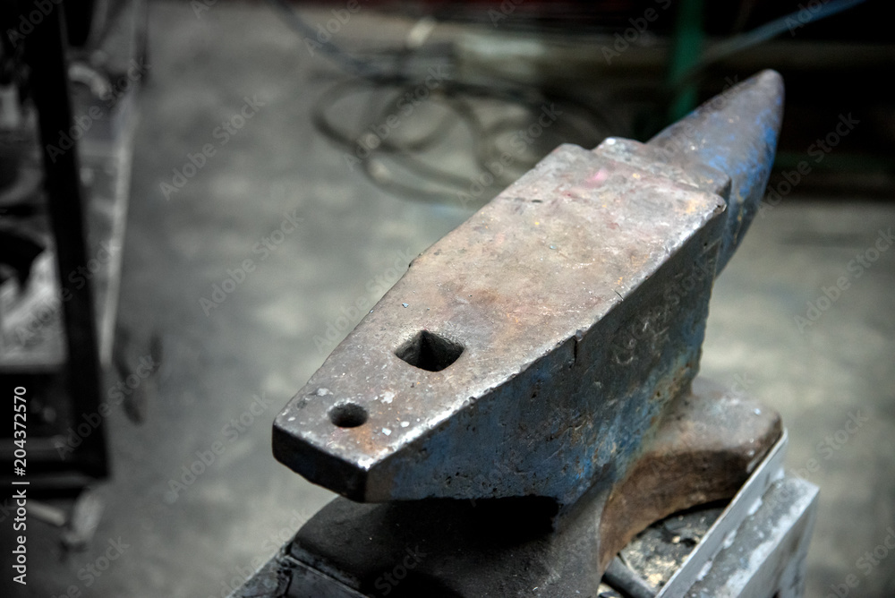 old  forging anvil