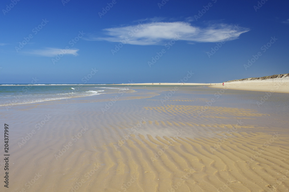beach and blue sky