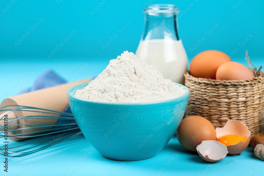 Basic baking ingredients Basic baking ingredients