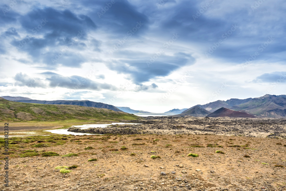 beautiful landscape desert and mountain, Iceland beautiful landscape desert and mountain, Iceland