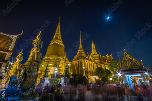 Night Scene of Wat Phra Kaew,the Grand Palace of ThailandThailand © SANCHAI