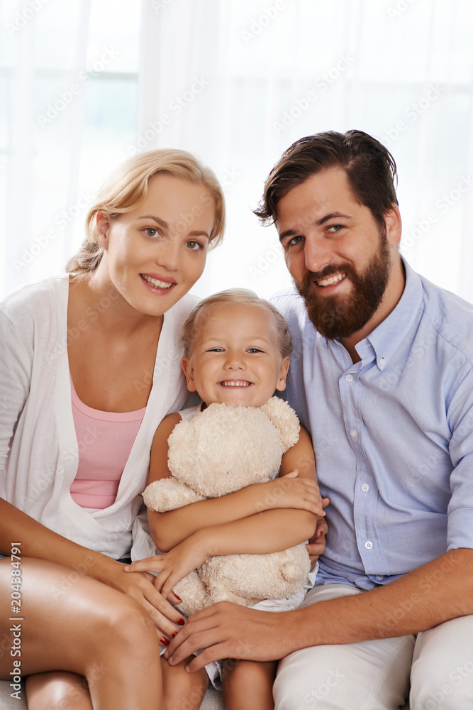 Cheerful family Cheerful family