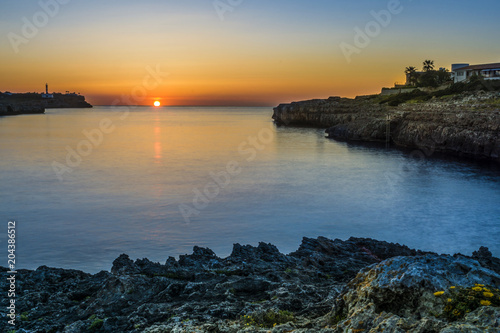 Sonnenaufgang Porto Colom Mallorca Sommer Urlaub