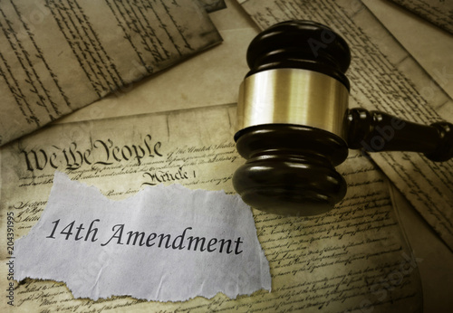 Fourteenth Amendment concept photo