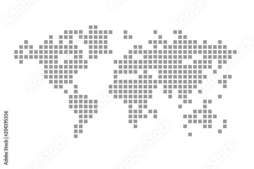 World map design. Vector illustration