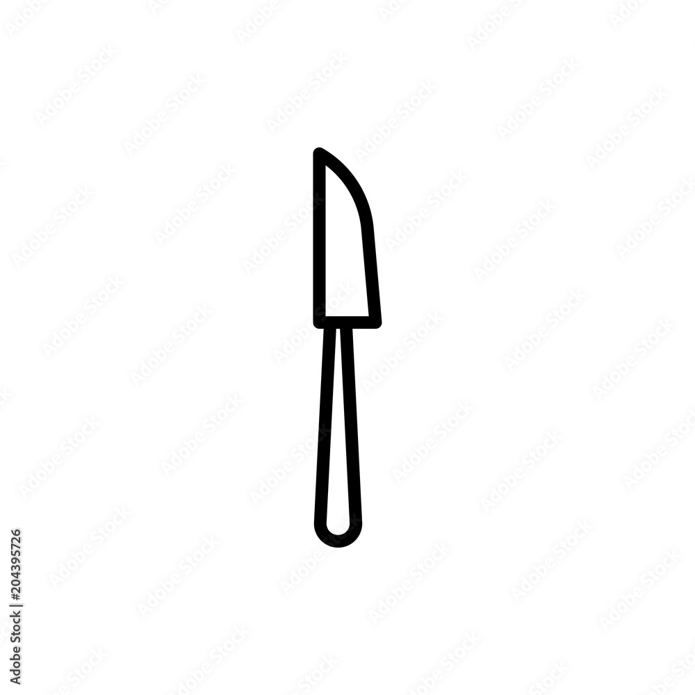 knife icon vector illustration knife icon vector illustration