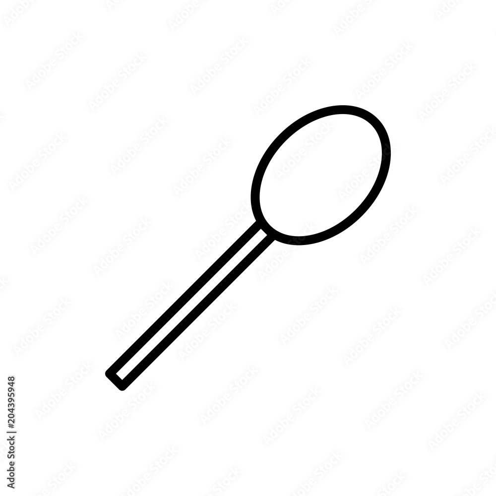 spoon icon vector illustration spoon icon vector illustration