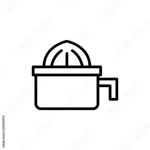 squeezer icon vector illustration 