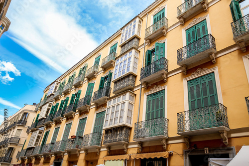 Tableau sur toile calle olozaga , malaga, andalousie 1