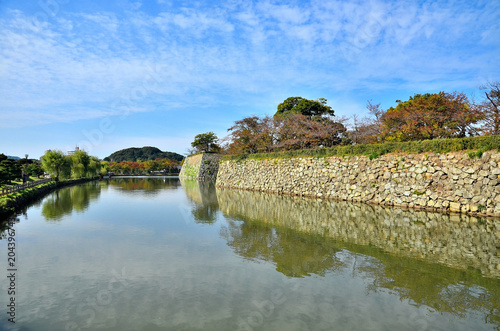 姫路城のお堀