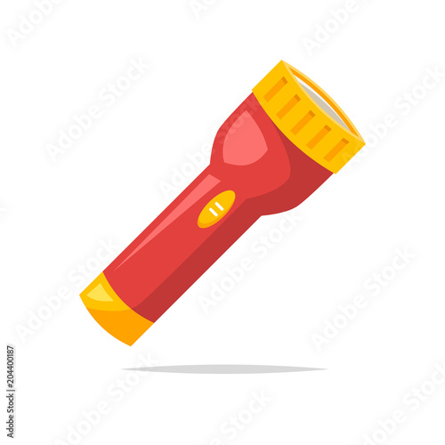 Flashlight vector isolated