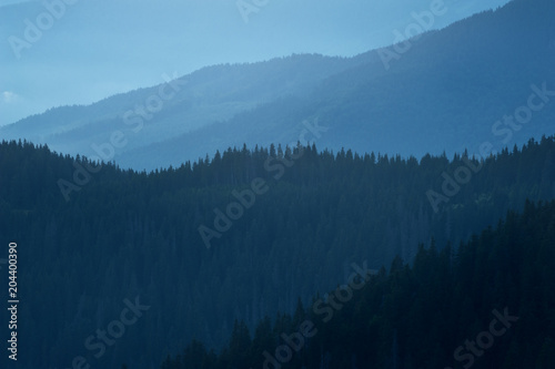Blue nature background