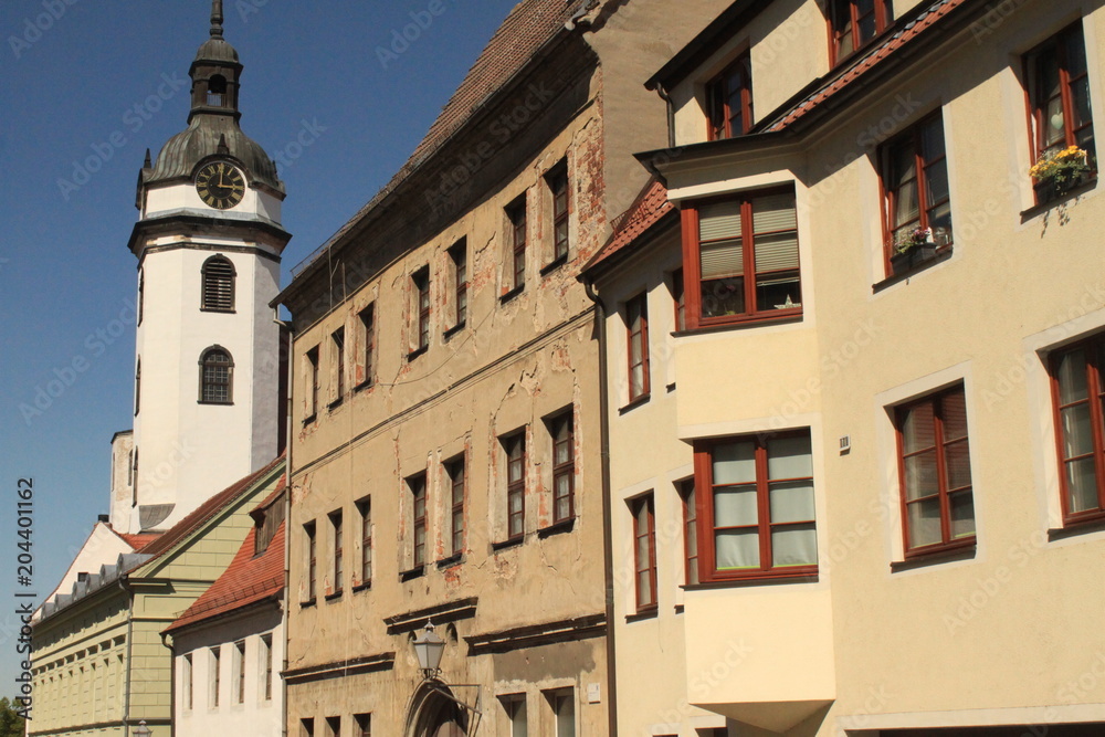 Blickwinkel in der Torgauer Altstadt