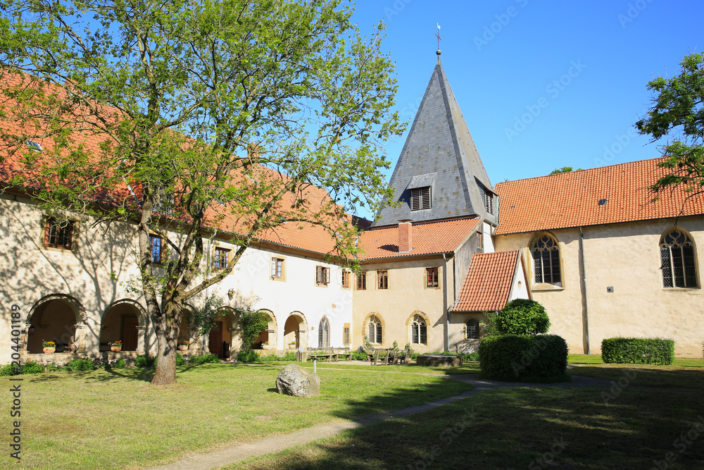 The historic Abbey Malgarten near Bramsche in Lower Saxony, Germany