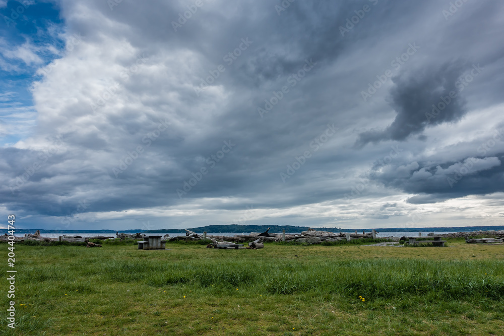 Naklejka premium Dark Storm Clouds 6