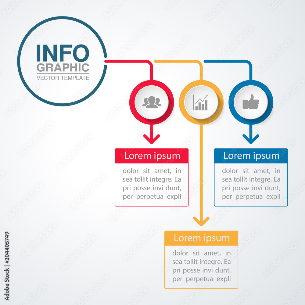 Vector infographic template for diagram, graph, presentation, chart, business concept with 3 options. Vector infographic template for diagram, graph, presentation, chart, business concept with 3 options.