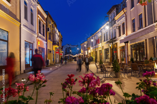 Photography Nightlife of Craiova streets