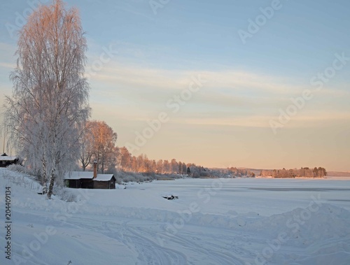 Orsa in Winter. Sweden