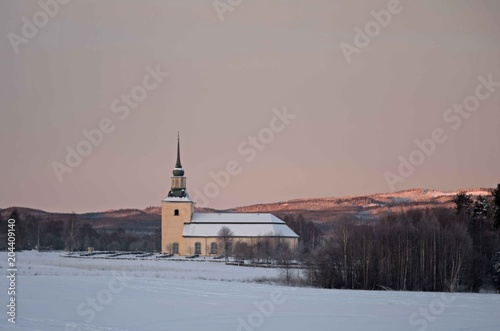 Winter in Orsa, weden photo