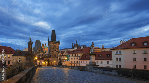 Panoramic view to Prague Czech Republic 