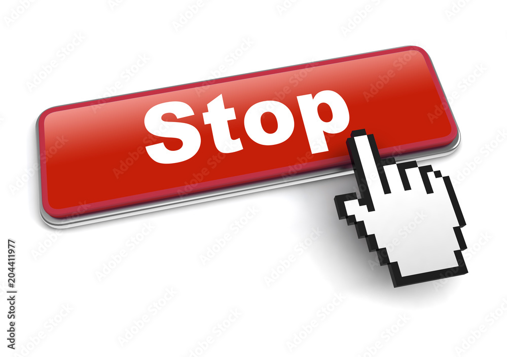 stop concept 3d illustration isolated stop concept 3d illustration isolated