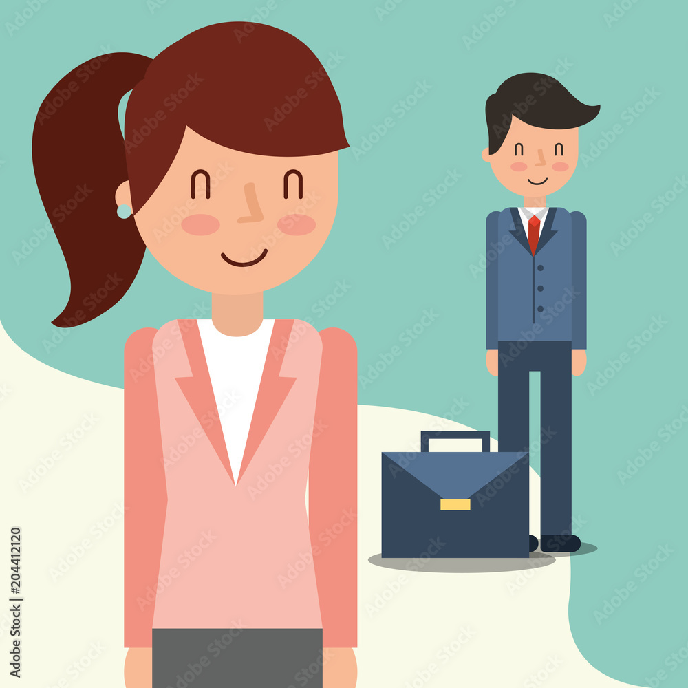 business people group avatars characters vector illustration business people group avatars characters vector illustration