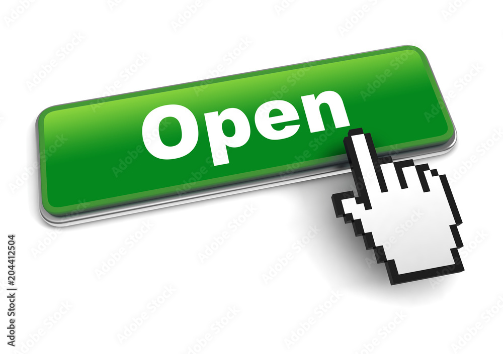 open concept 3d illustration isolated open concept 3d illustration isolated