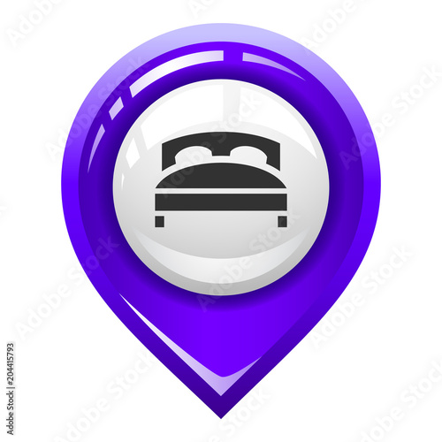 Brighted map marker