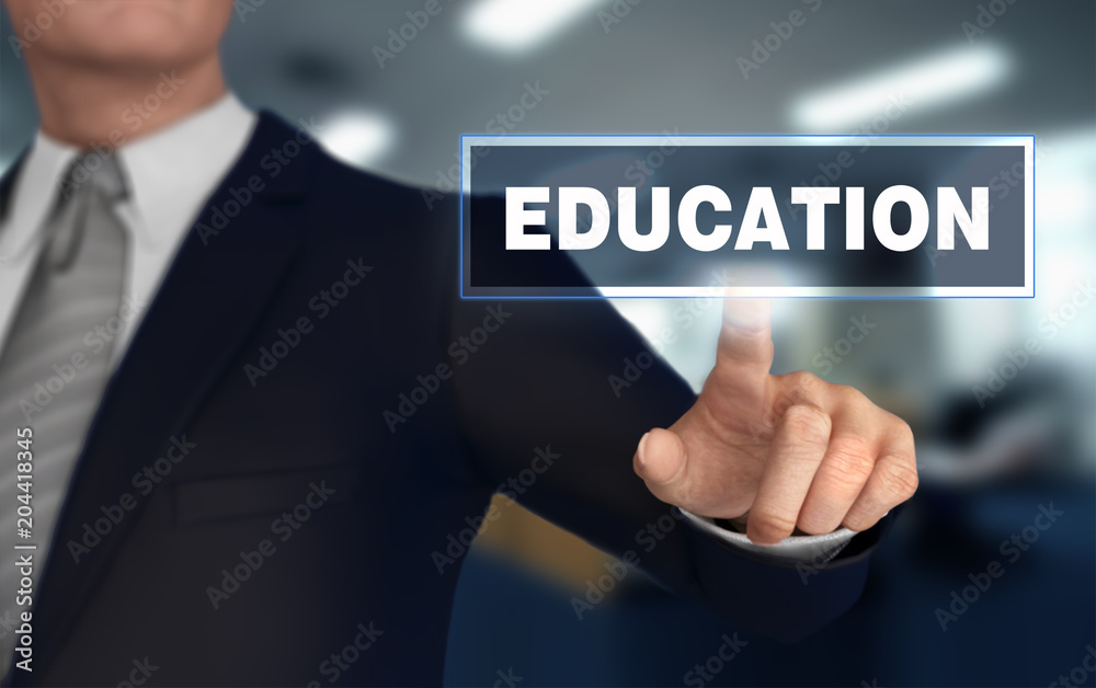 education pushing concept 3d illustration education pushing concept 3d illustration