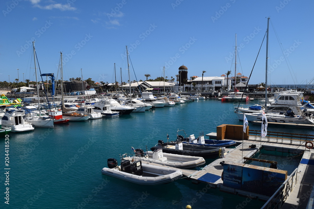 yacht and boats yard, Claeta de Fuste, Fuerteventura