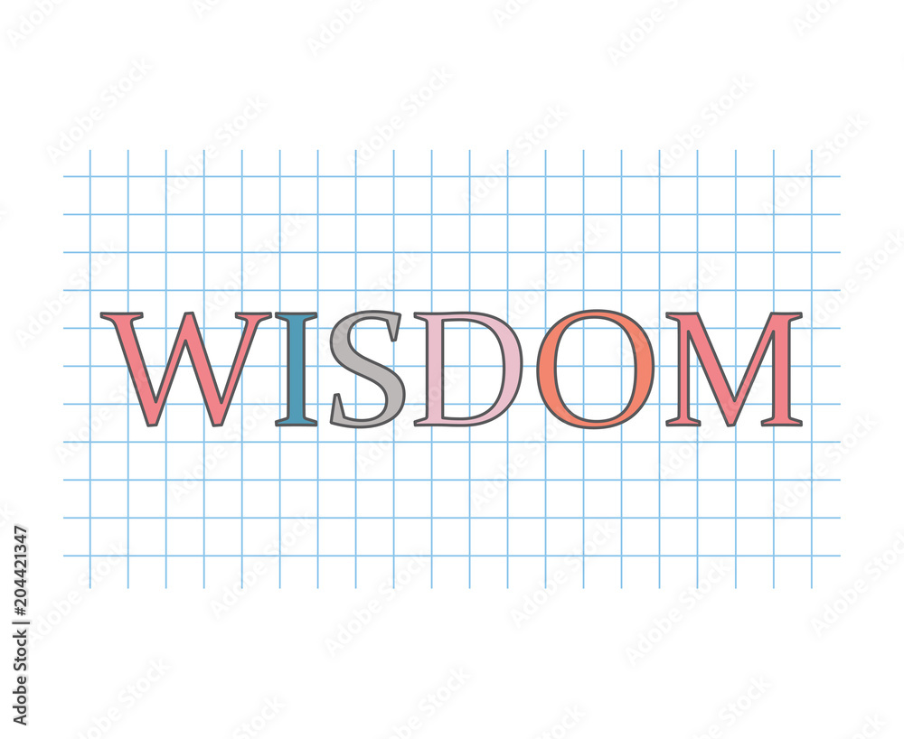 wisdom concept- vector illustration wisdom concept- vector illustration