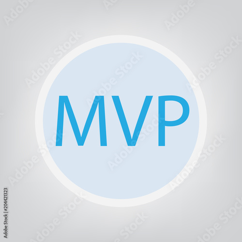 MVP (minimum viable product) concept- vector illustration