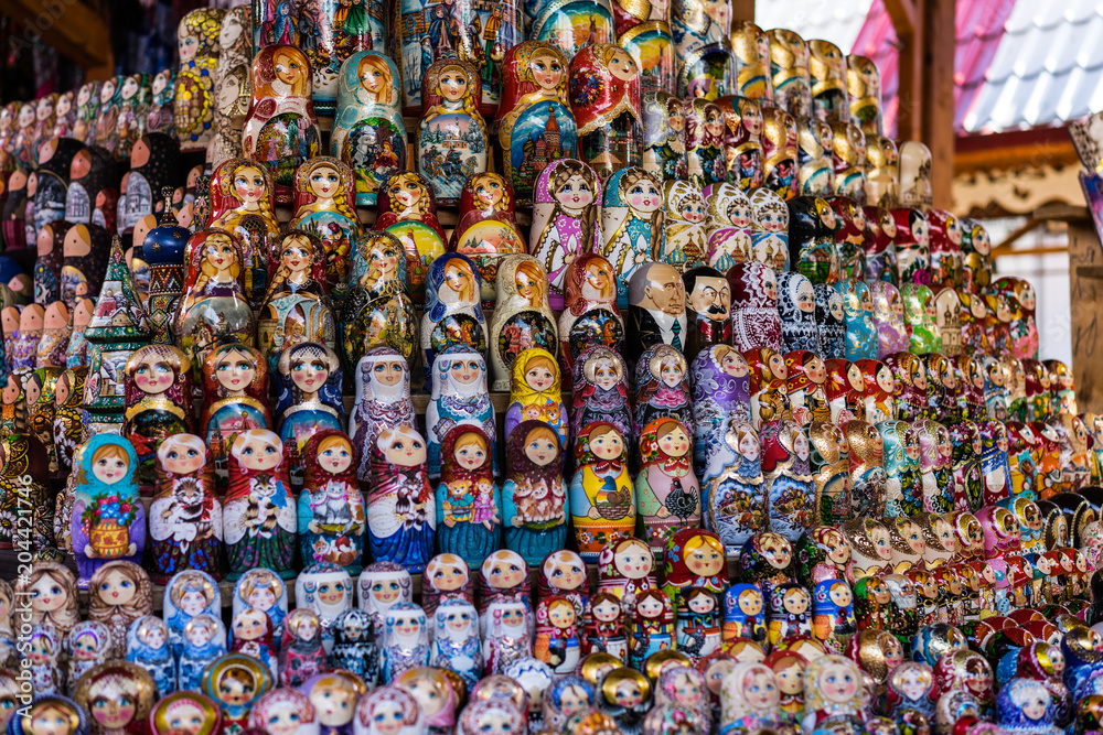 Matryoshka doll, Russian souvenir souvenirs Matryoshka doll, Russian souvenir souvenirs