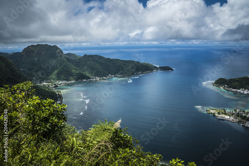 Pago Pago American Samoa Hill View over the Island