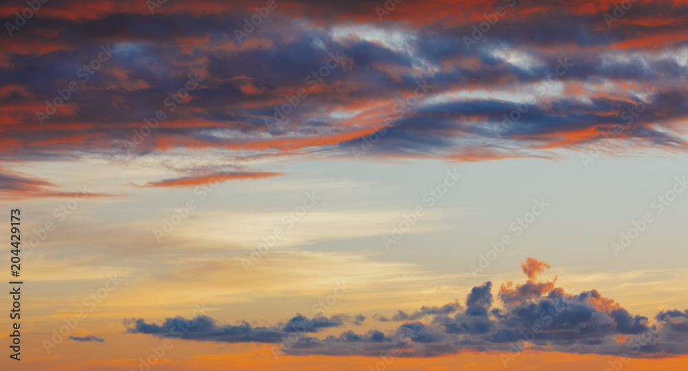 red sky sunset background